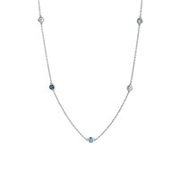 Halskette Ti Sento Milano Dame in Silber Zirconia 3944TQ/42 - 3944TQ/42